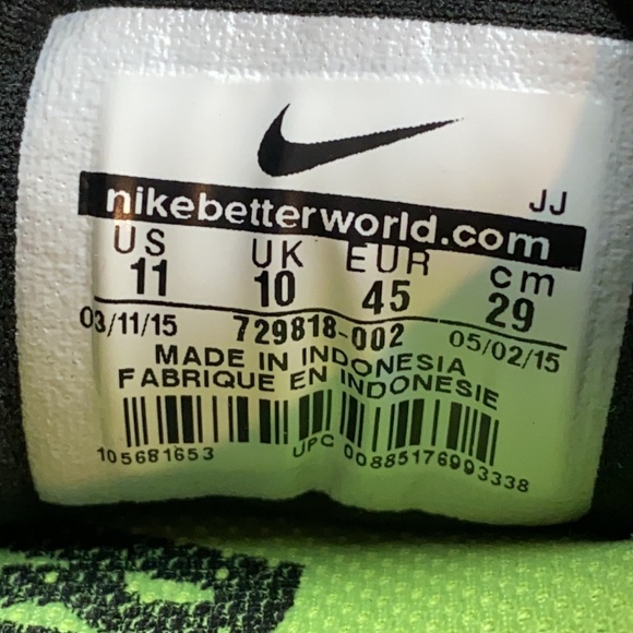 Nike Free 4.0 Print Black/Red/Gray Running Shoes 729818-002 Men's Size 11 - Picture 13 of 14